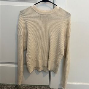 Elodie Soft Knit Cream Sweater